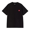S/S Heart II Hartt T-Shirt - Black