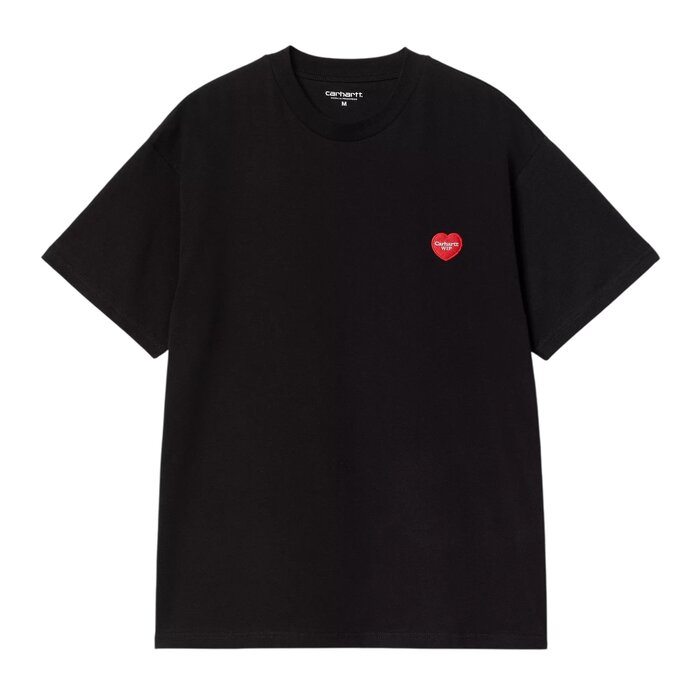 Carhartt WIP S/S Heart II Hartt T-Shirt - Black