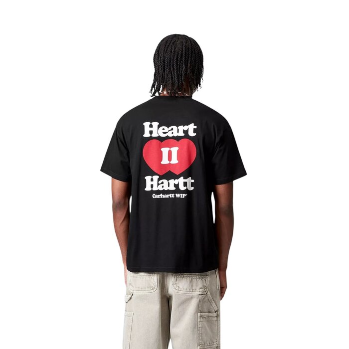 Carhartt WIP S/S Heart II Hartt T-Shirt - Black