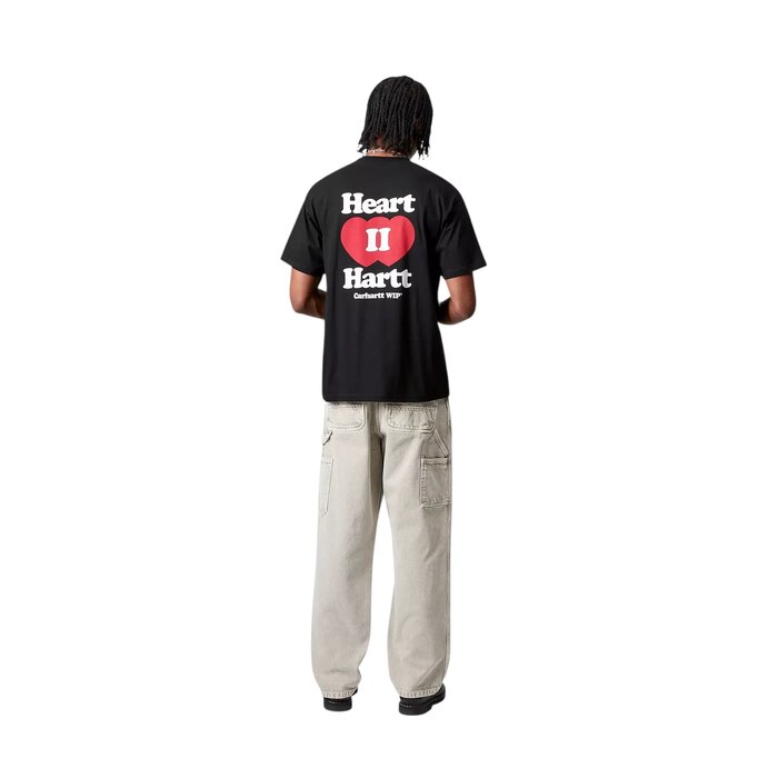 Carhartt WIP S/S Heart II Hartt T-Shirt - Black