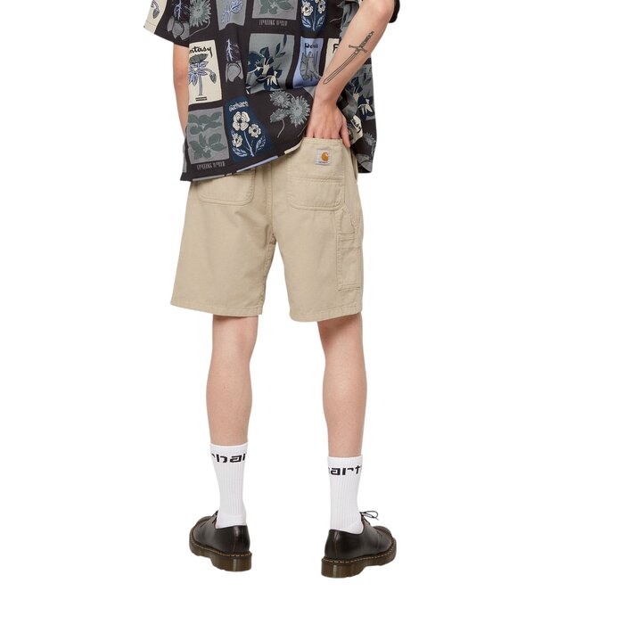 Carhartt WIP Flint Short - Wall (Garment Dyed)