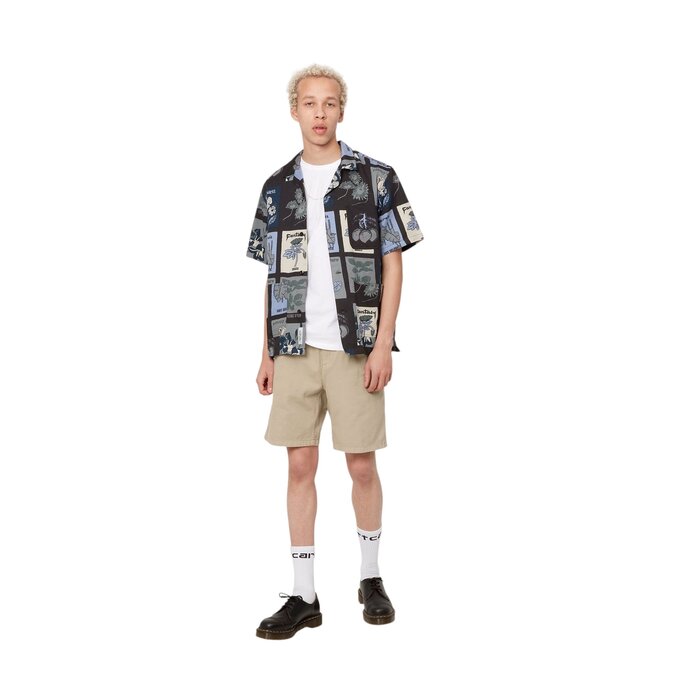 Carhartt WIP Flint Short - Wall (Garment Dyed)