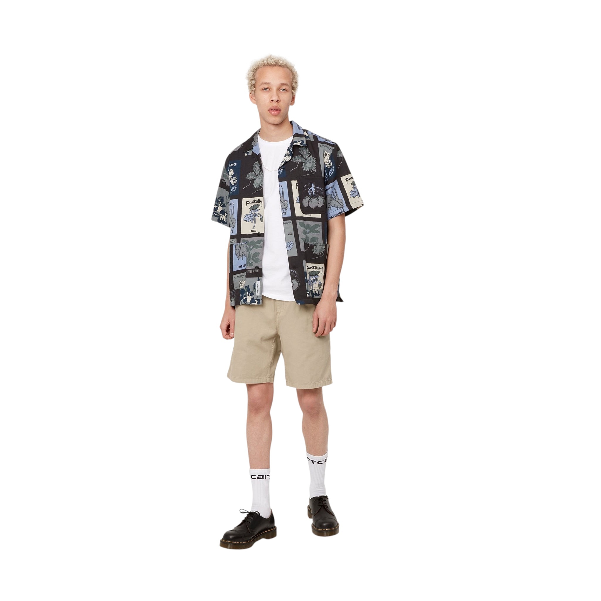 Carhartt WIP Flint Short - Wall (Garment Dyed)