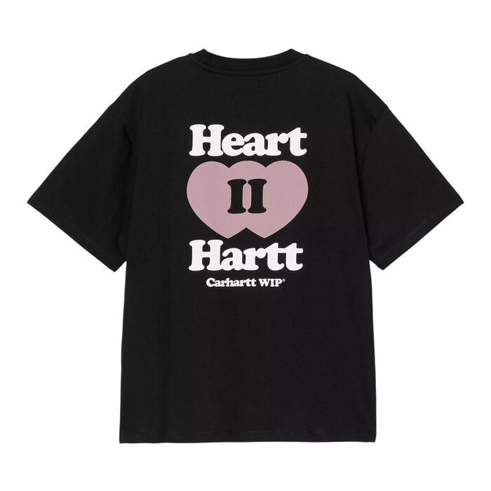 Carhartt WIP W' S/S Heart II Hartt T-Shirt - Black
