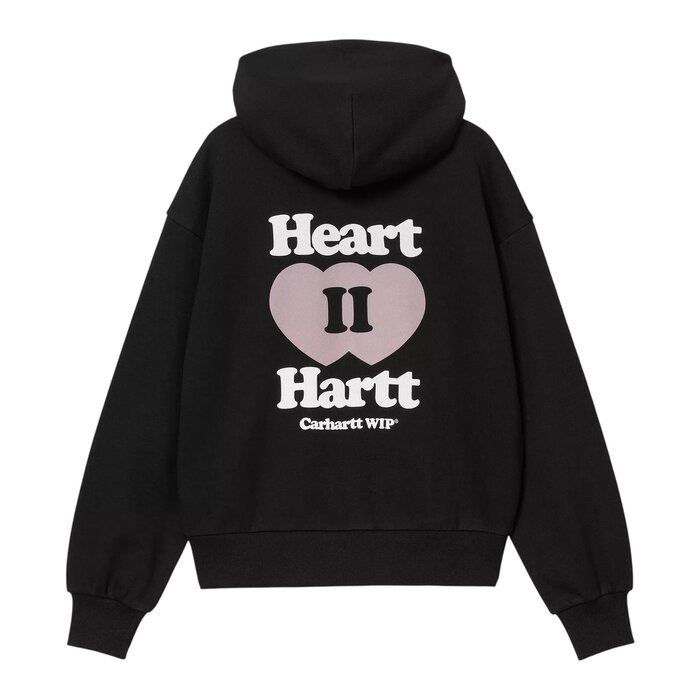 Carhartt WIP W' Hooded Heart II Hartt Jacket - Black