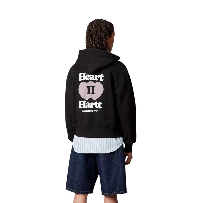 Carhartt WIP W' Hooded Heart II Hartt Jacket - Black