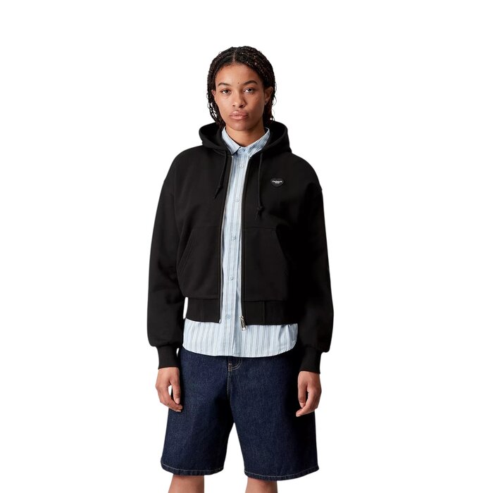 Carhartt WIP W' Hooded Heart II Hartt Jacket - Black