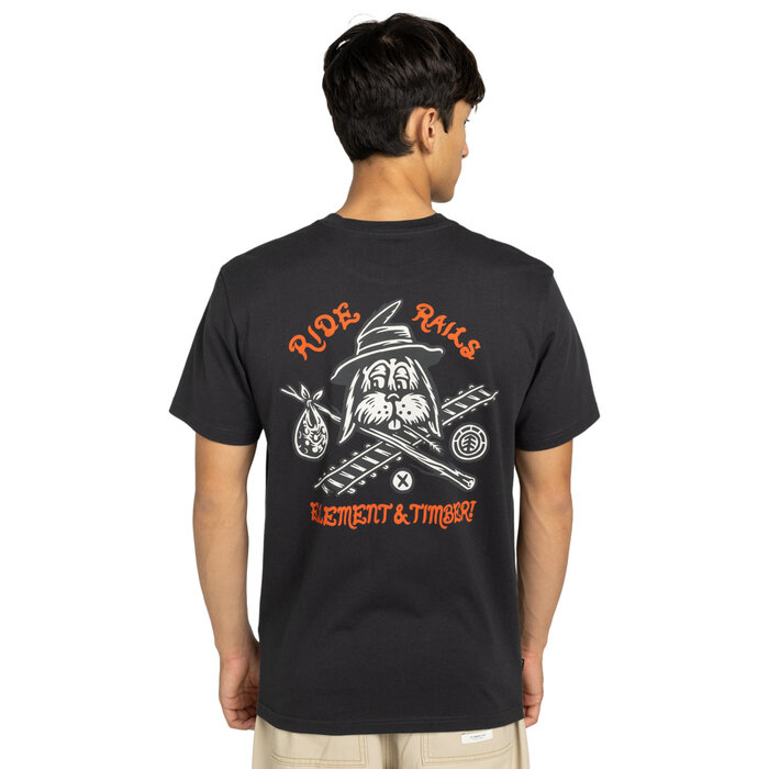 Element Timber Hobos T-shirt - Off Black