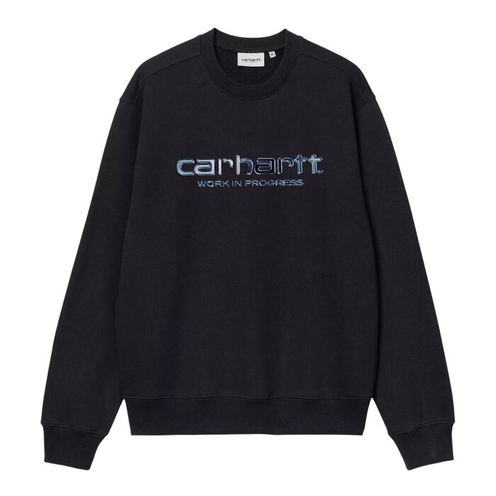 Carhartt WIP Solar Chrome Sweat - Dark Navy