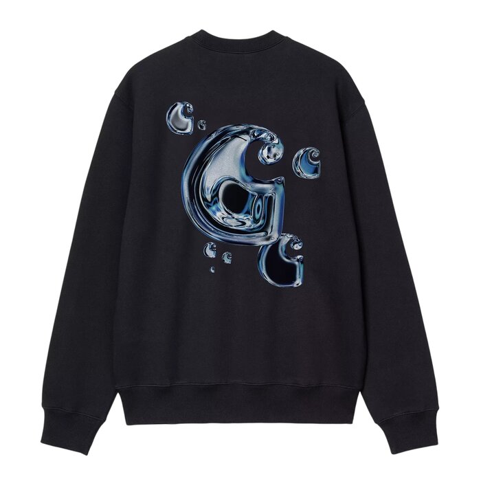 Carhartt WIP Solar Chrome Sweat - Dark Navy