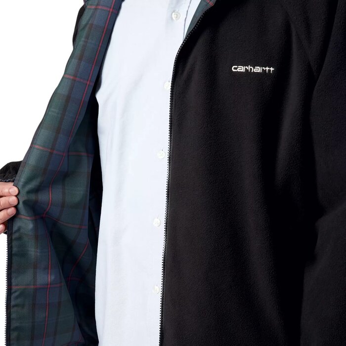 Carhartt WIP Reversible Planer Jacket - Planer Check Air Force Blue/Black