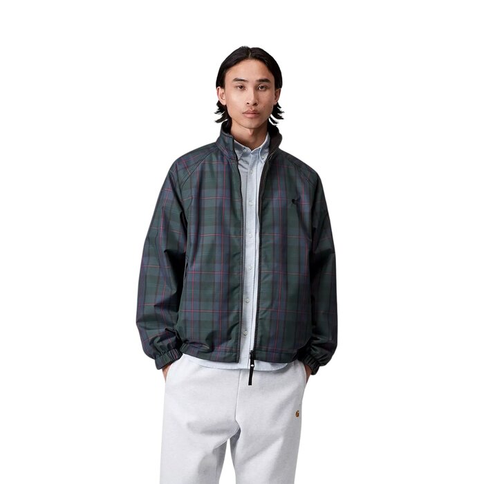 Carhartt WIP Reversible Planer Jacket - Planer Check Air Force Blue/Black