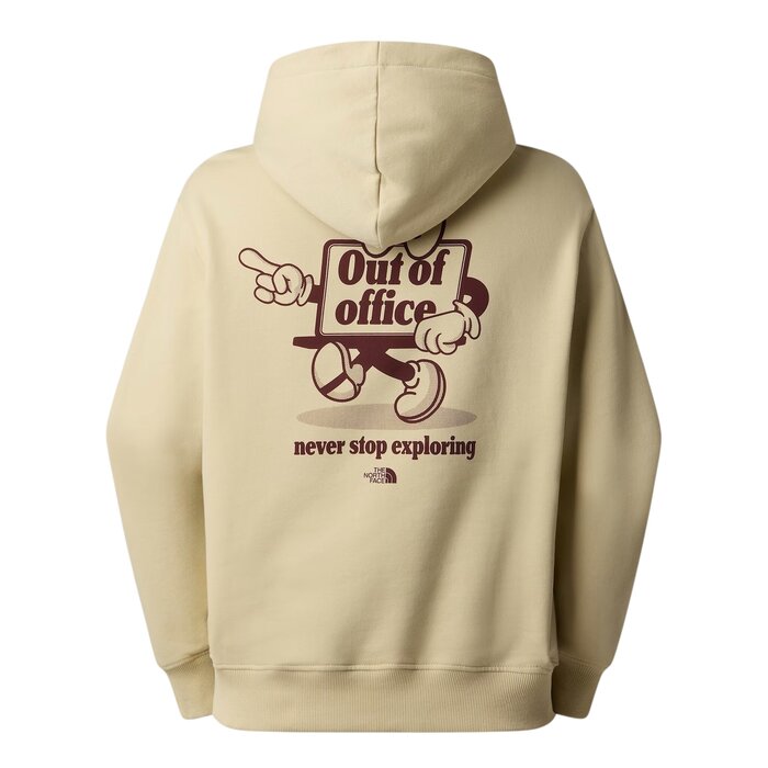 The North Face U' Cartoon Logo Hoodie - Gravel