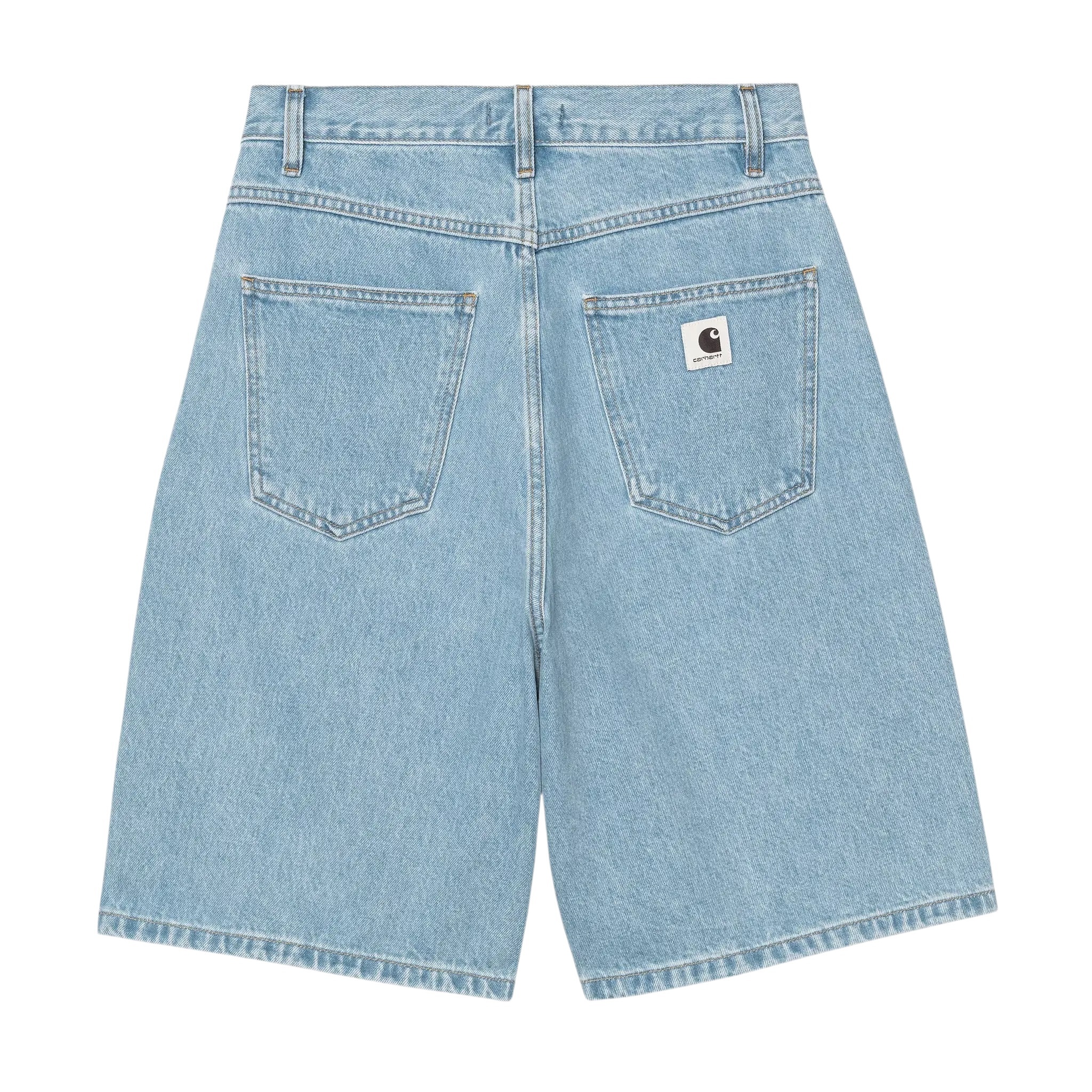 Carhartt WIP W' Brandon Short - Blue (Stone Bleached)