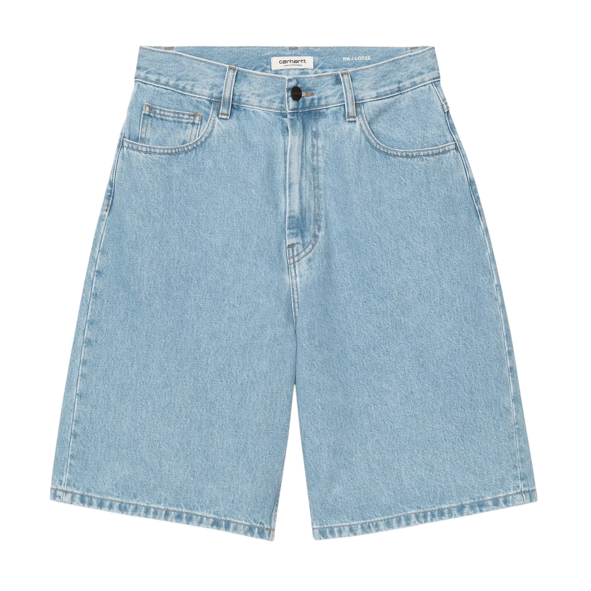 Carhartt WIP W' Brandon Short - Blue (Stone Bleached)