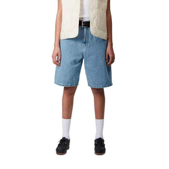Carhartt WIP W' Brandon Short - Blue (Stone Bleached)