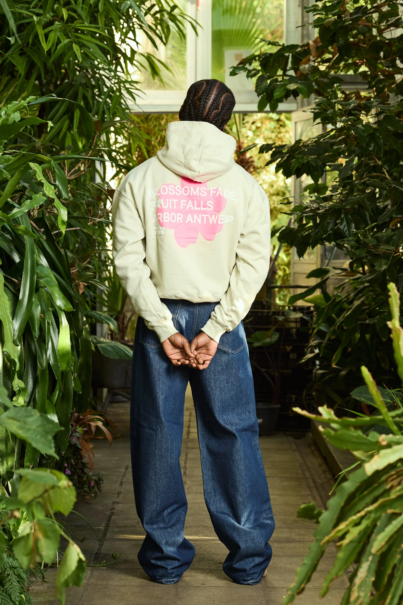 Arbor Antwerp Pink Blossoms Hoodie