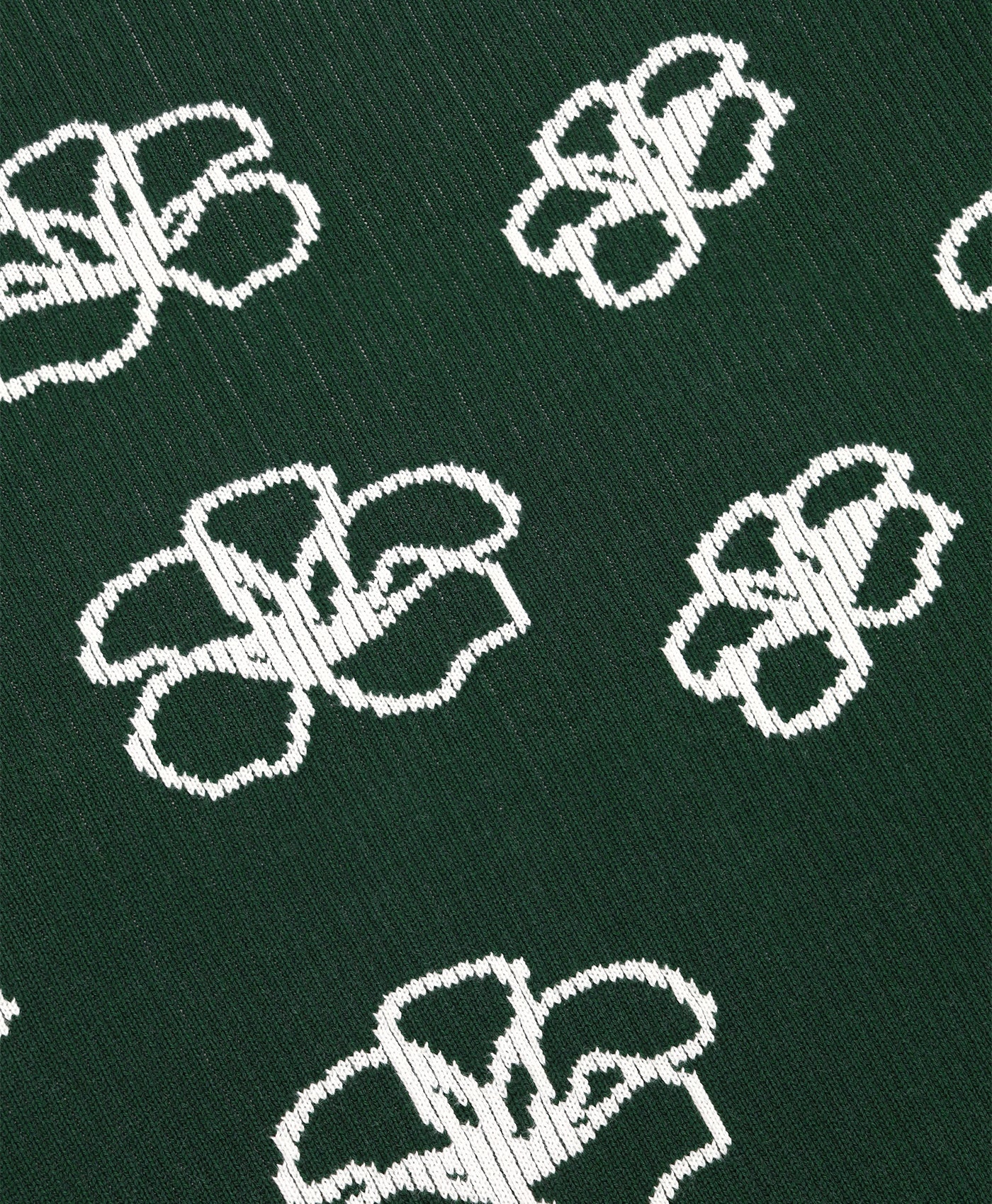 Arbor Antwerp Ribbed Flower Knit - Green