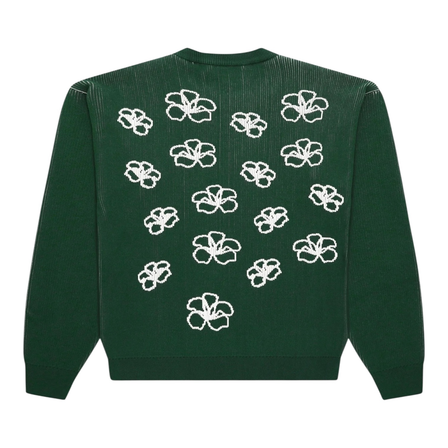 Arbor Antwerp Ribbed Flower Knit - Green