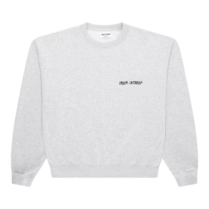 Arbor Antwerp Halftone Waffle Crewneck - Grey