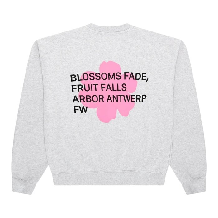 Arbor Antwerp Halftone Waffle Crewneck - Grey