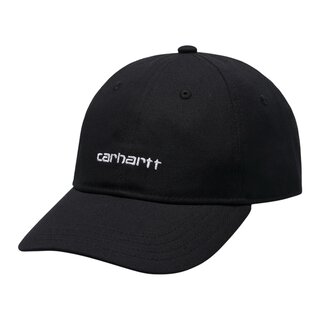 Carhartt WIP Canvas Script Cap - Black/White