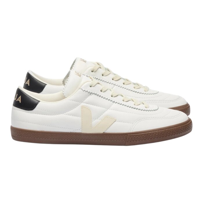 Veja Panenka Leather - White/Black/Bark