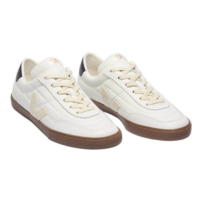 Veja Panenka Leather - White/Black/Bark