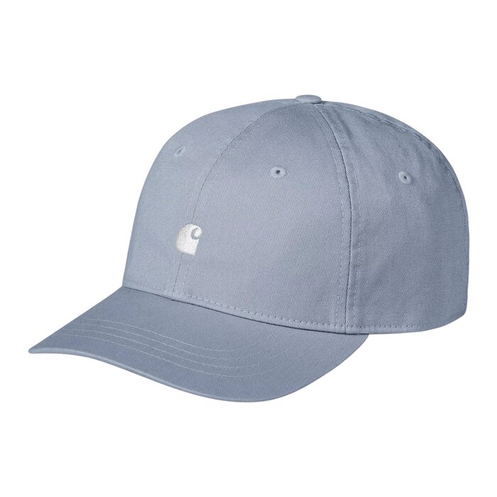 Carhartt WIP Madison Logo Cap - Blue Fog/White