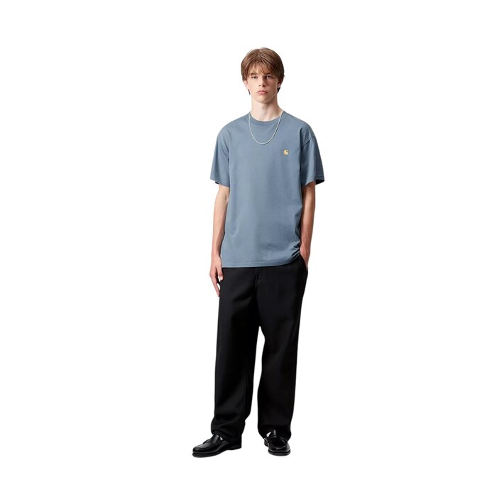 Carhartt WIP S/S Chase T-Shirt - Angelite/Gold