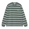 L/S Holm T-Shirt - Holm Stripe/Silver Pine