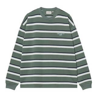 Carhartt WIP L/S Holm T-Shirt - Holm Stripe/Silver Pine