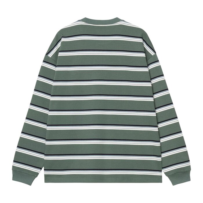 Carhartt WIP L/S Holm T-Shirt - Holm Stripe/Silver Pine