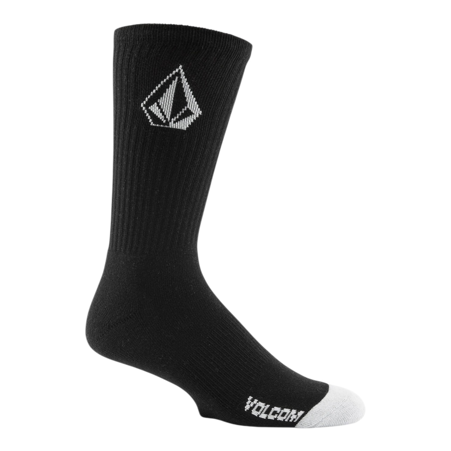 Volcom Full Stone Sock 3PK ( 9-12 ) - Black