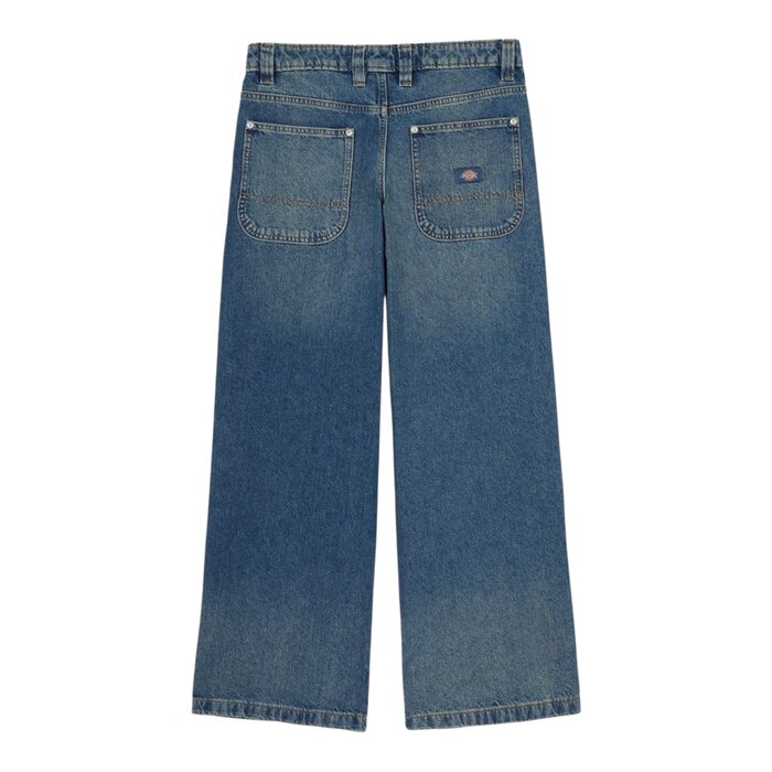 Dickies W' Mechanic Denim Pant - Khaki Tainted Blue