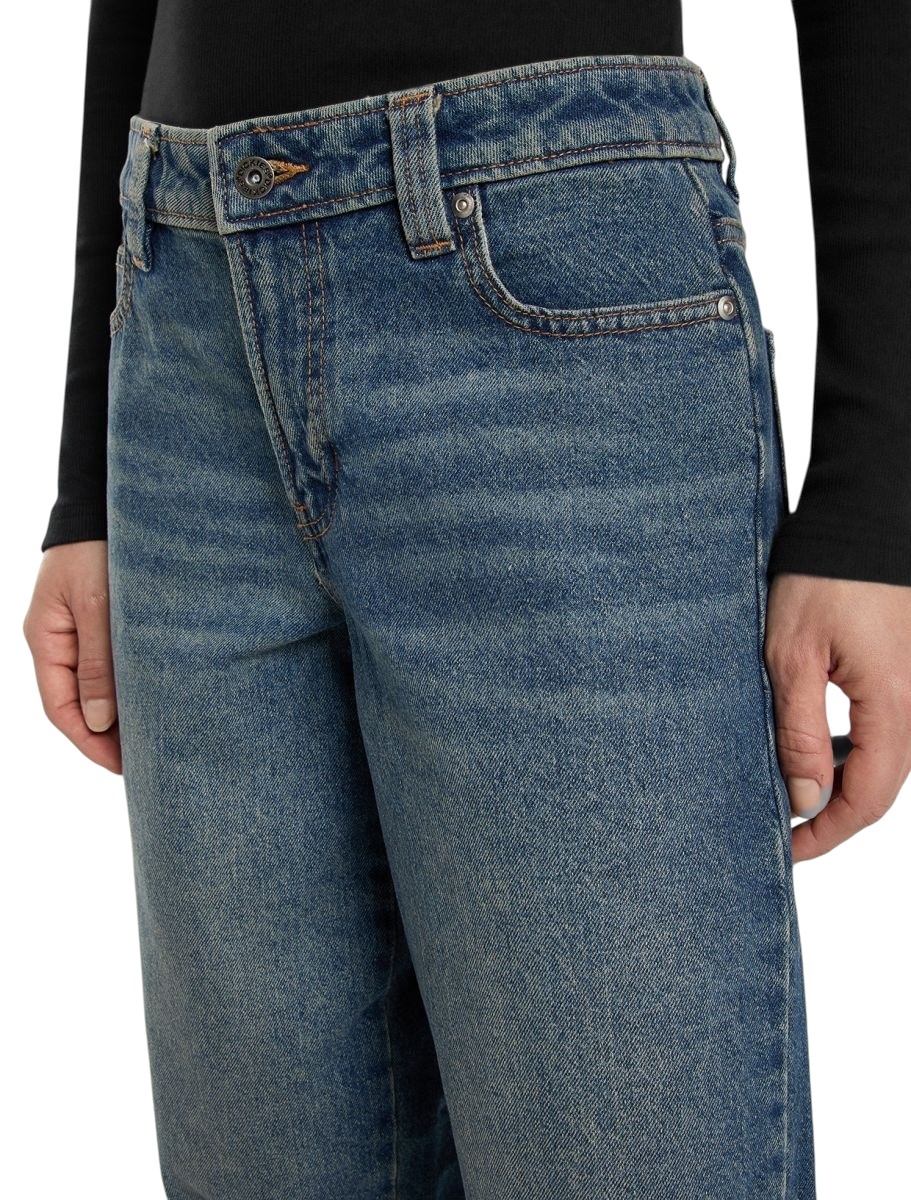 Dickies W' Mechanic Denim Pant - Khaki Tainted Blue