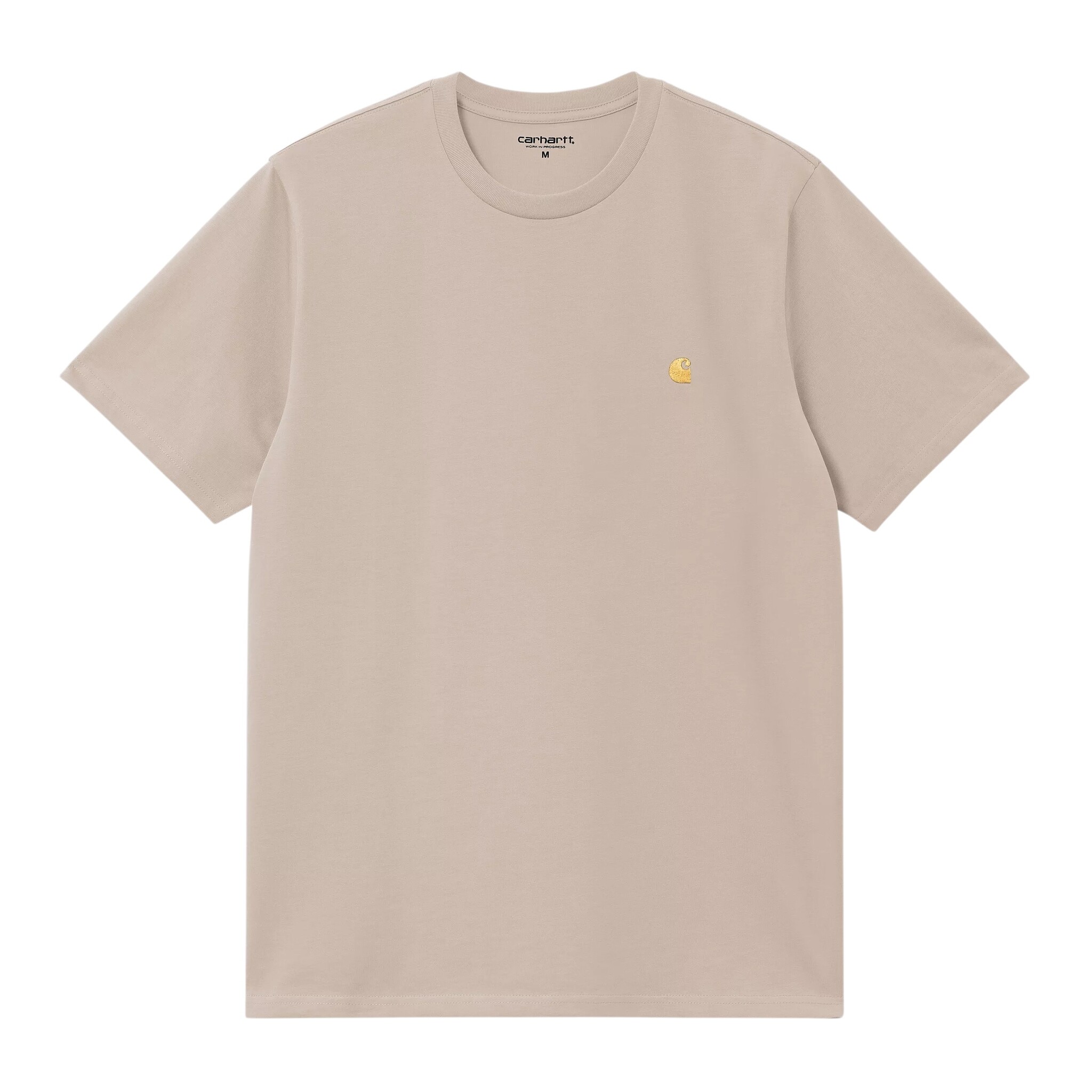 Carhartt WIP S/S Chase T-Shirt - Fleur de sel/Gold