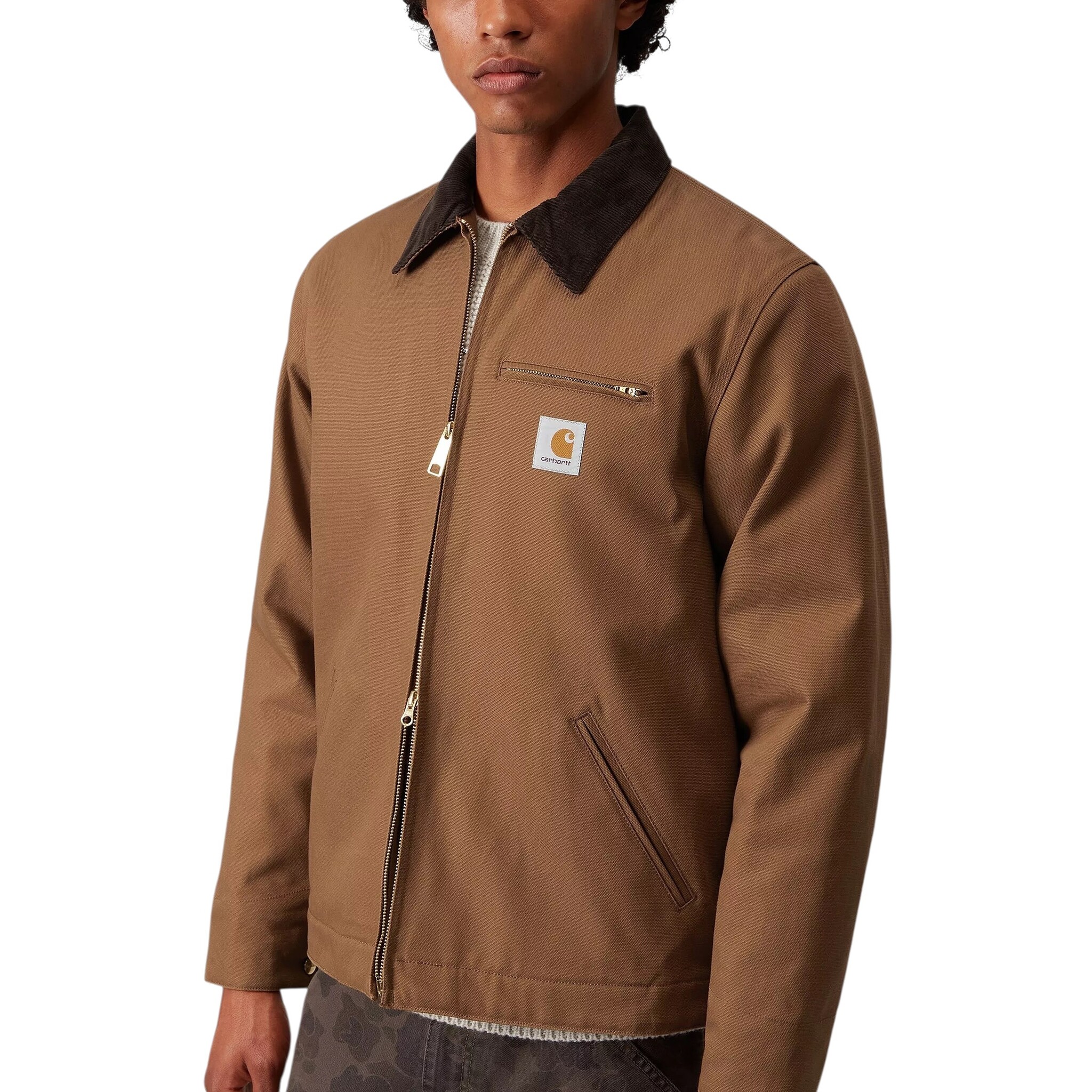 Carhartt WIP Detroit Jacket - Hamilton Brown/Tobacco (Rigid)