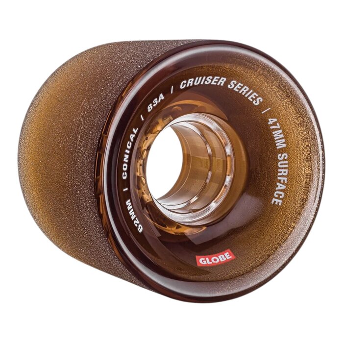 Globe Conical Cruiser Wheel 62mm/83A - Clear Coffee
