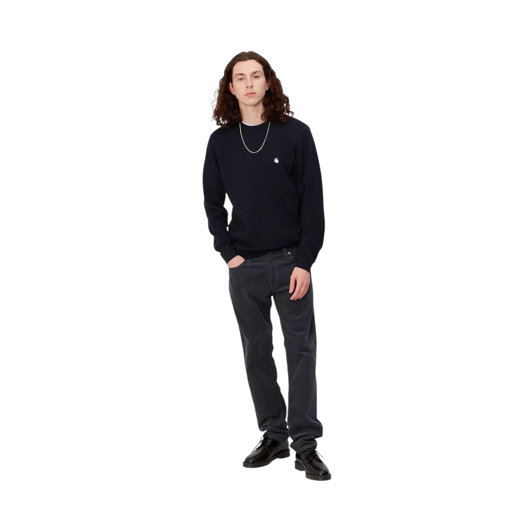 Carhartt WIP Madison Sweater - Dark Navy/Wax