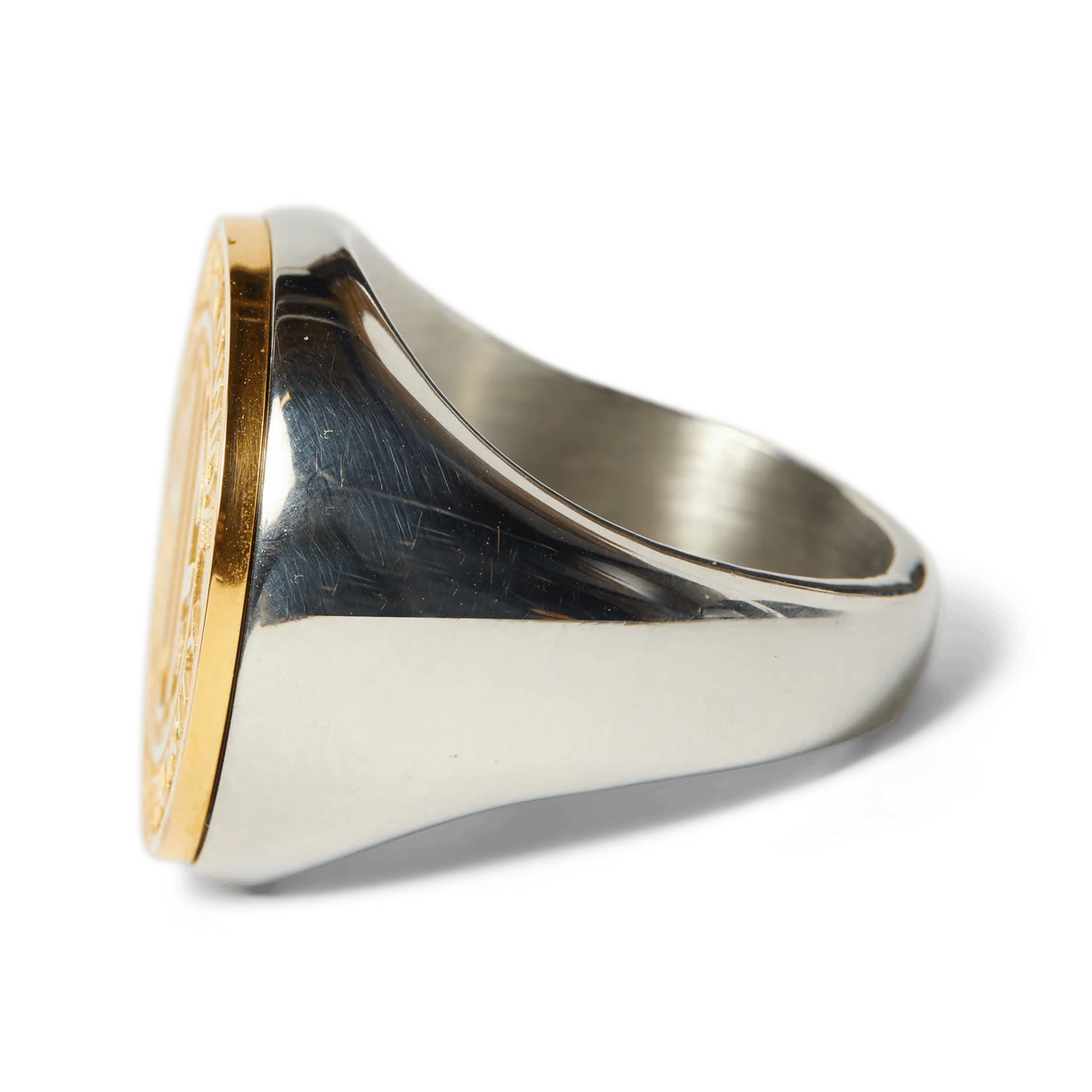 Huf Token Signet Ring - Gold