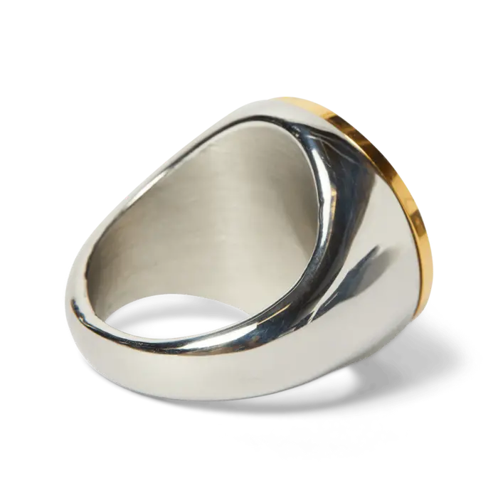 Huf Token Signet Ring - Gold