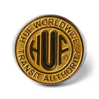 Huf Token Signet Ring - Gold