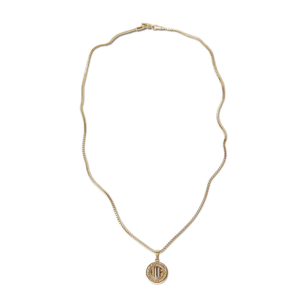 Huf Token Pendant - Gold