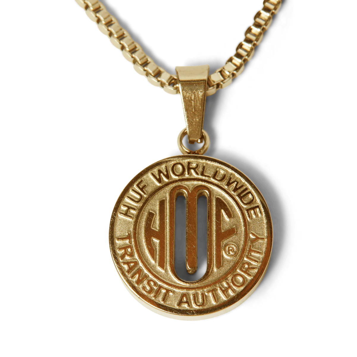Huf Token Pendant - Gold