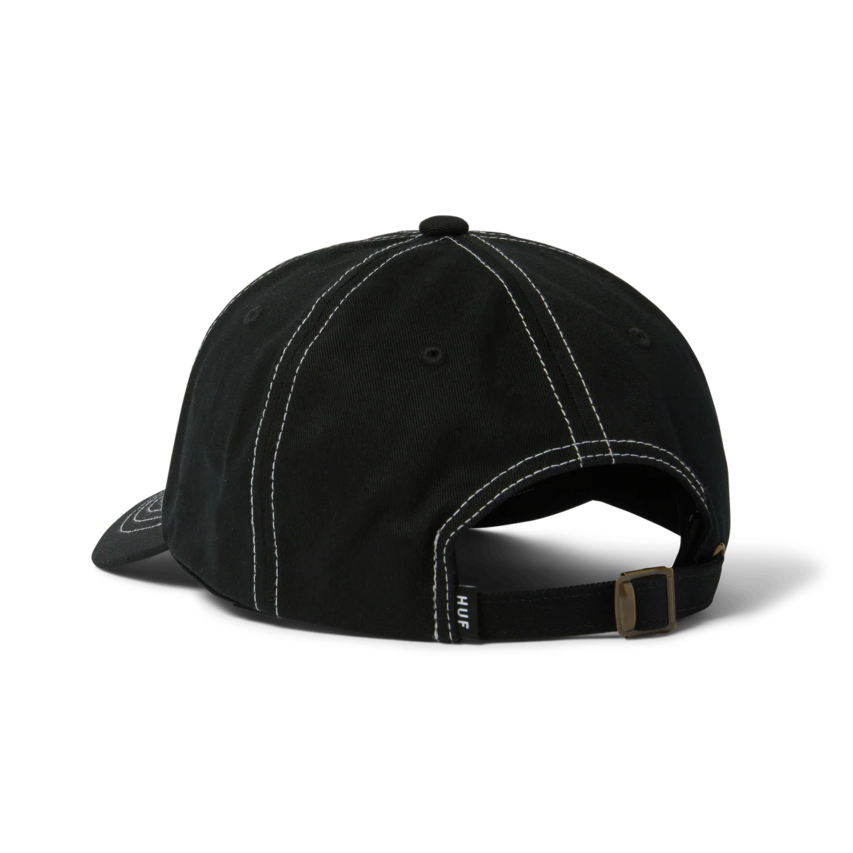 Huf Arch Logo 6 Panel CV Hat - Black