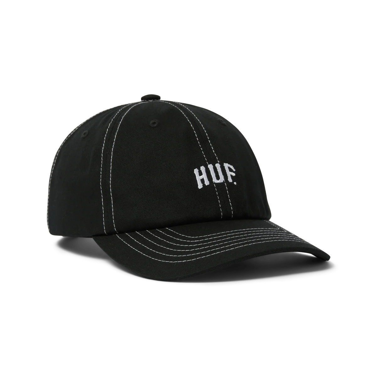 Huf Arch Logo 6 Panel CV Hat - Black
