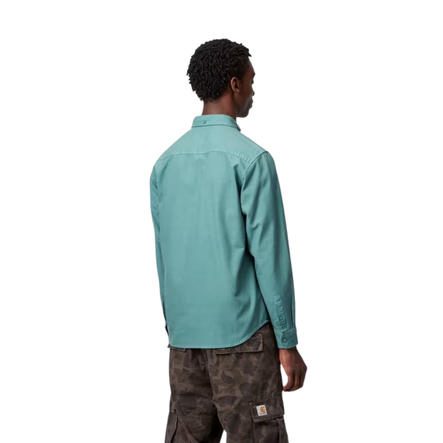 Carhartt WIP L/S Bolton Shirt - Silver Pine