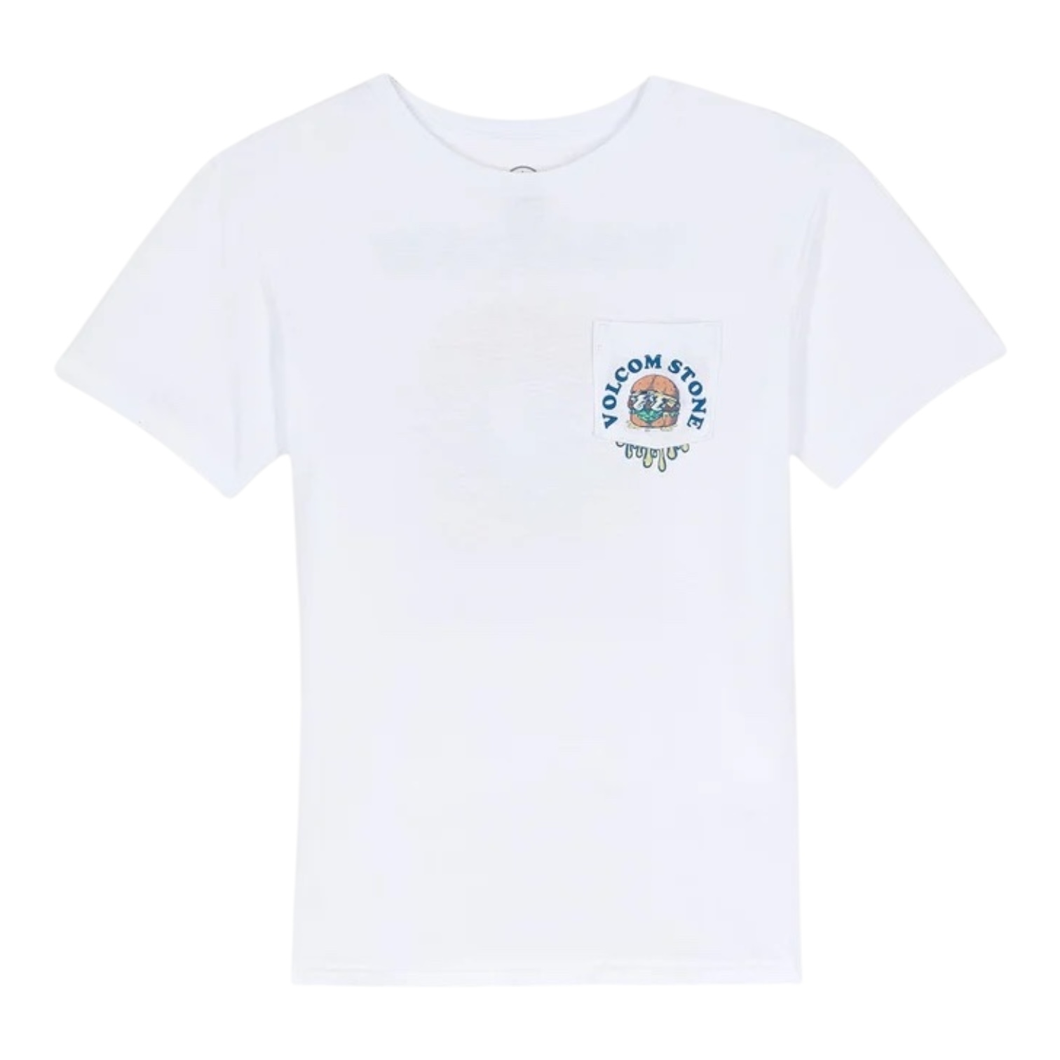 Volcom Burgstone Pocket (Youth) Tee - White