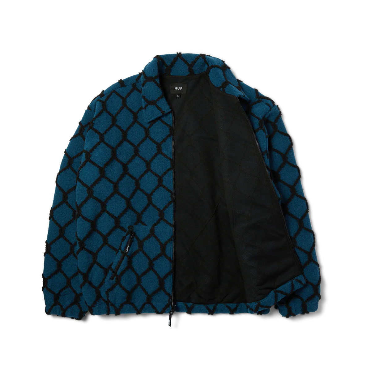 Huf Breakthough High Pile Jacket - Marine Blue